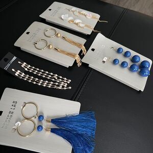 NEW. Bundle of Design Lab Earrings. $105 worth